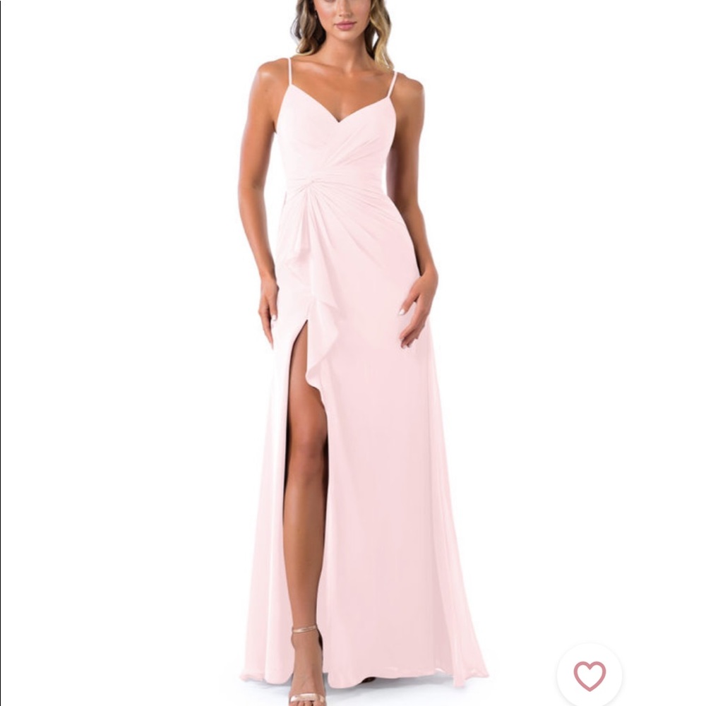Azazie Blushing Pink Emerald bridesmaid dress *alterations*